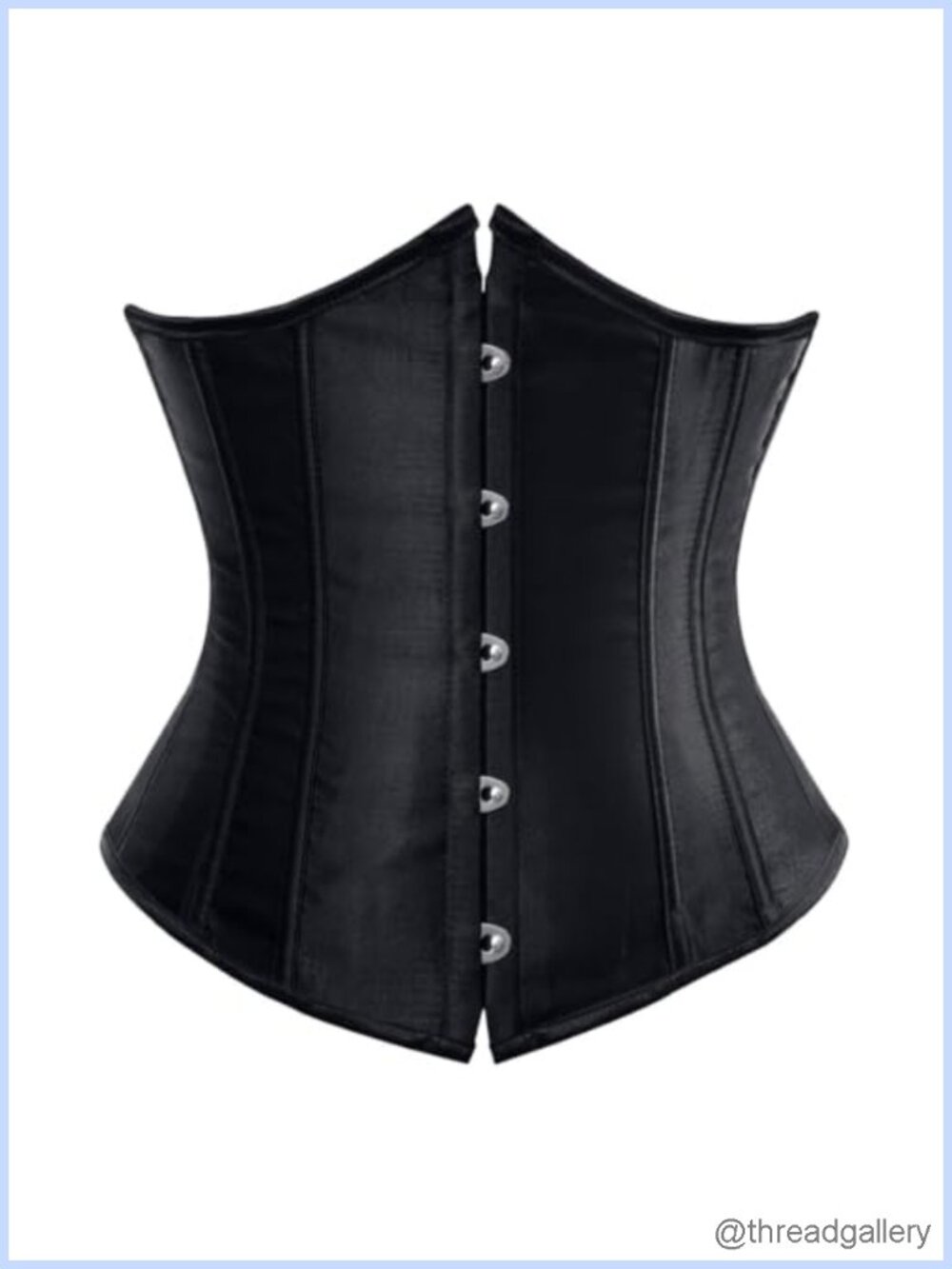 Women's Lace Up Underbust Corset Waist Cincher for Costumes